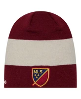 Men's New Era Red Real Salt Lake 2024 Kick Off Collection Knit Beanie