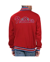 Men's Starter Red Philadelphia Phillies Secret Weapon Full-Snap Jacket