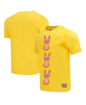 Men's Freeze Max Bugs Bunny Yellow Looney Tunes Acid Colors T-shirt