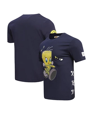 Men's and Women's Freeze Max Navy Looney Tunes Franken Tweety T-shirt