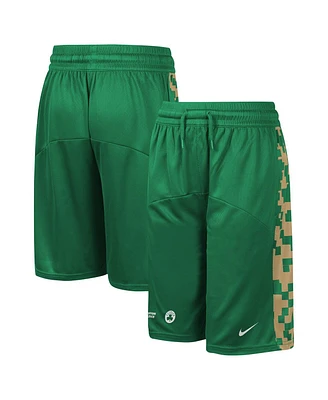 Big Boys Nike Kelly Green Boston Celtics Courtside Starting Five Team Shorts
