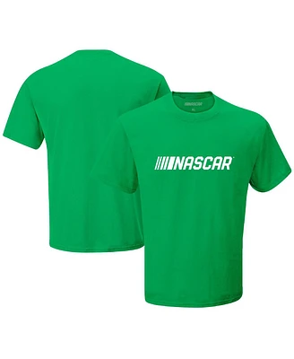 Men's Checkered Flag Sports Green Nascar St. Patrick's Day T-shirt