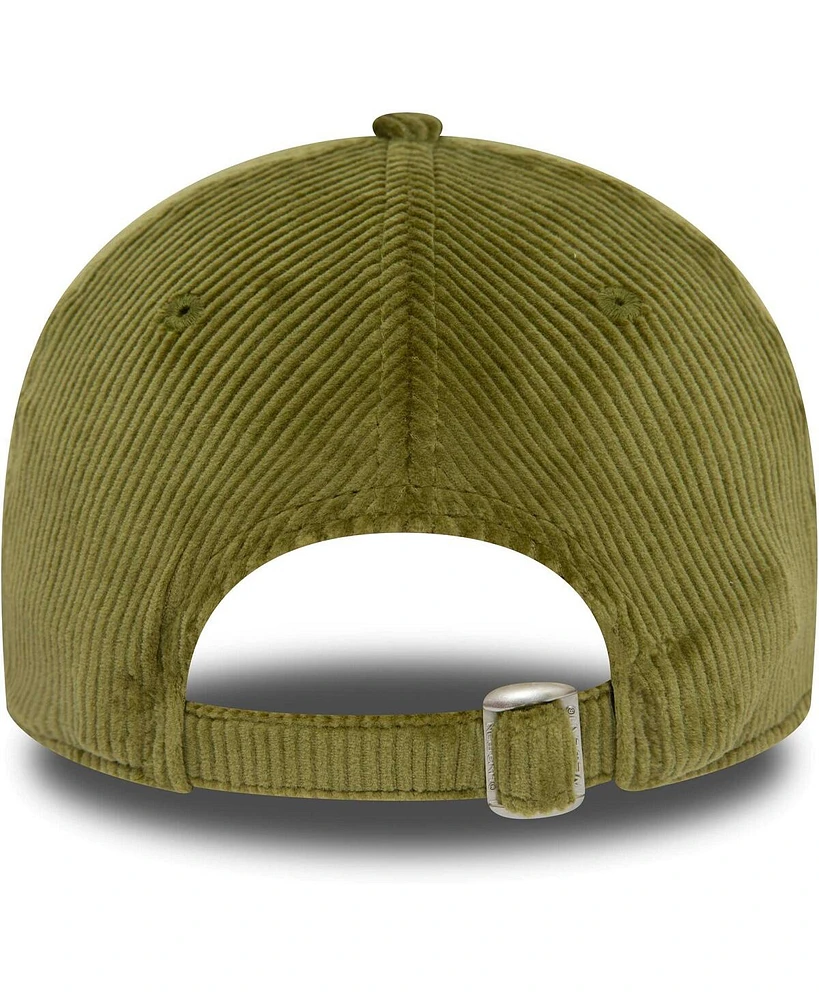 Men's New Era Olive Chelsea Corduroy 9FORTY Adjustable Hat