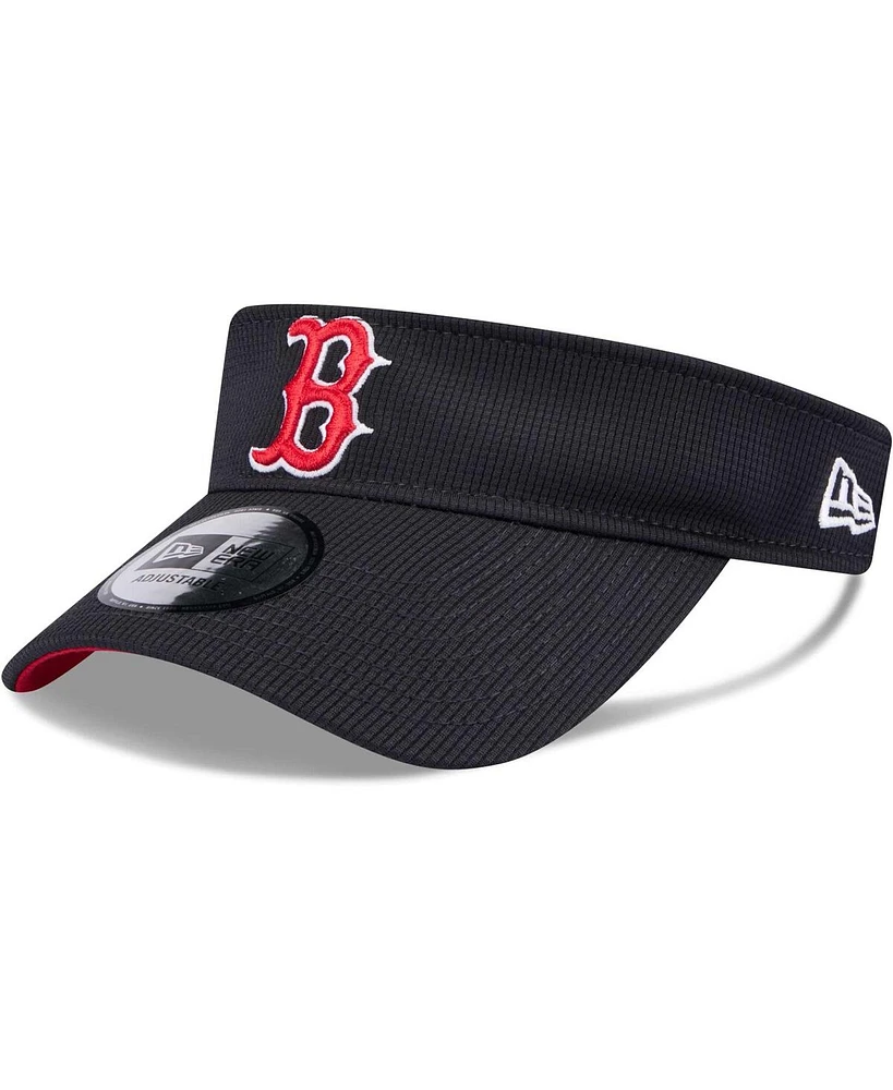 Men's New Era Navy Boston Red Sox Gameday Team Adjustable Visor