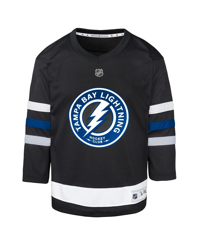 Big Boys Nikita Kucherov Black Tampa Bay Lightning Alternate Replica Jersey Player