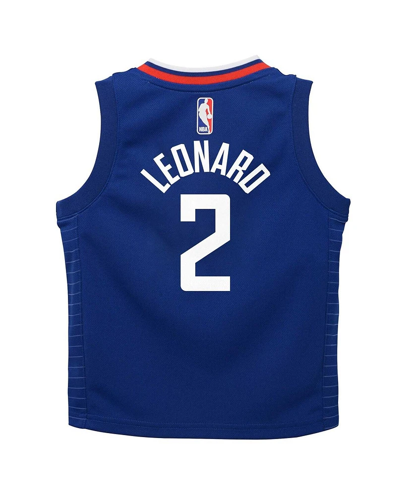 Little Boys Nike Kawhi Leonard Royal La Clippers Dri-fit Swingman Player Jersey - Icon Edition