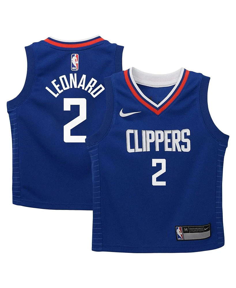 Little Boys Nike Kawhi Leonard Royal La Clippers Dri-fit Swingman Player Jersey - Icon Edition