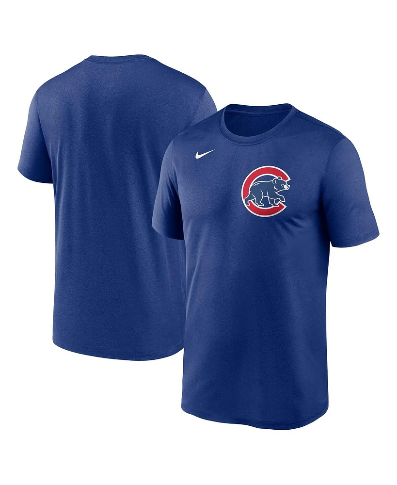 Men's Nike Royal Chicago Cubs Fuse Legend T-shirt