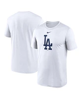 Men's Nike White Los Angeles Dodgers Legend Fuse Large Logo Performance T-shirt