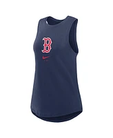 Women's Nike Navy Boston Red Sox Legacy Icon High Neck Fashion Tank Top