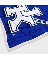 Kentucky Wildcats 60'' x 80'' Fan Chain Flannel Sherpa Blanket