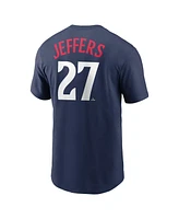 Men's Nike Ryan Jeffers Navy Minnesota Twins Player Name and Number T-shirt