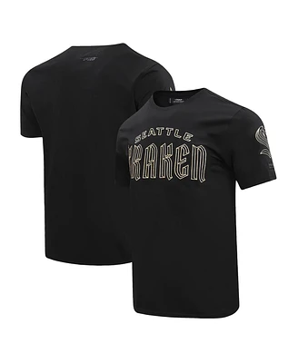 Men's Pro Standard Black Seattle Kraken Wordmark T-shirt