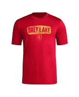 Men's adidas Red Real Salt Lake Local Pop Aeroready T-shirt