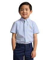 Polo Ralph Lauren Toddler and Little Boys Seersucker Short Sleeve Shirt
