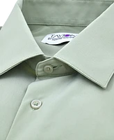 Tayion Collection Men's Solid Dress Shirt