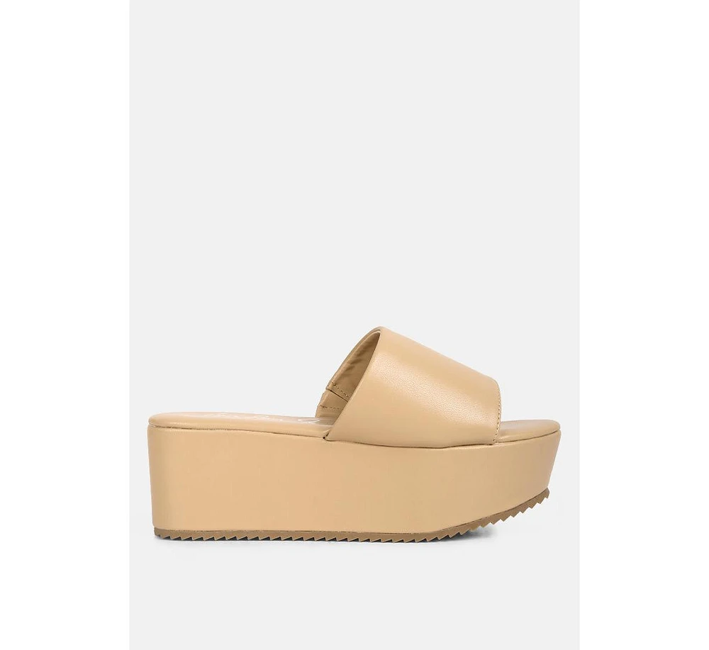 London Rag karly chunky platform sliders sandals