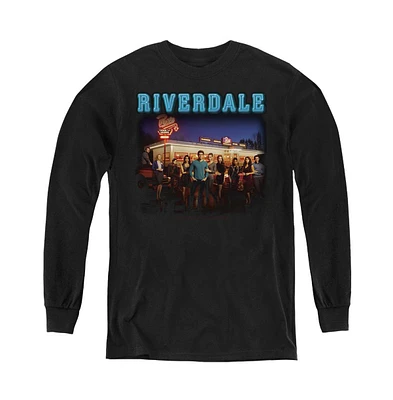 Riverdale Boys Youth Up At Pops Long Sleeve Sweatshirt