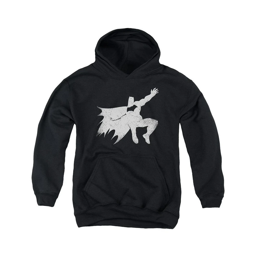 Batman V Superman Boys Youth Knight Silhouette Pull Over Hoodie / Hooded Sweatshirt