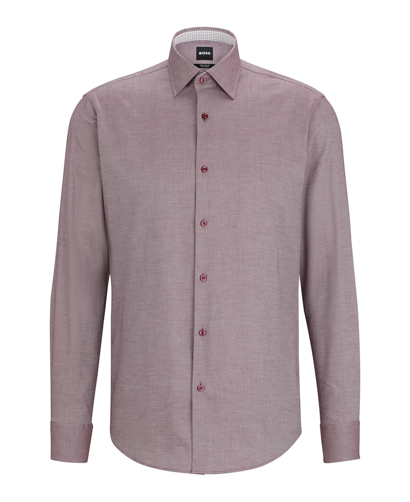Boss by Hugo Men's Oxford Stretch Cotton Regular-Fit Dress Shirt