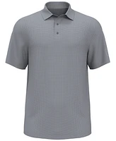 Pga Tour Men's Short-Sleeve Mini-Check Performance Polo Shirt