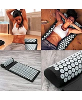 Sorbus Deluxe Acupressure Mat Pillow Set