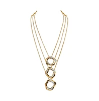 Dhwani Bansal Aqua Layered Necklace