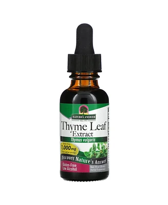 Nature's Answer Thyme Leaf Extract 1 000 mg - 1 fl oz (30 ml)