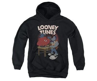 Looney Tunes Boys Youth Dj Pull Over Hoodie / Hooded Sweatshirt