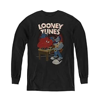 Looney Tunes Boys Youth Dj Long Sleeve Sweatshirt
