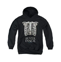 Supernatural Boys Youth Hunter Inside Pull Over Hoodie / Hooded Sweatshirt