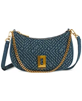 Karl Lagerfeld Paris Lafayette Small Denim Shoulder Bag