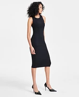 Bar Iii Women's Ribbed Bodycon Midi Tank Dress, Created for Macy's