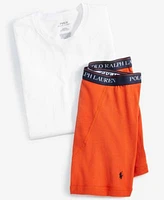 Polo Ralph Lauren Mens 51 Free Bonus Pack Classic Fit Crewneck Undershirts 51 Free Bonus Pack Classic Fit Boxer Briefs