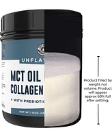 Lcp Left Coast Performance Mct Oil Powder + Keto Collagen Peptides + Acacia Fiber 16oz (Unflavored)