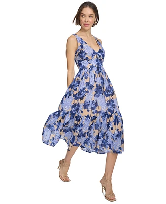 Tommy Hilfiger Women's Floral-Print Fit & Flare Dress