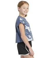 adidas Big Girls Cotton Stars Graphic T-Shirt