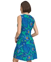 Tommy Hilfiger Women's Printed A-Line Dress