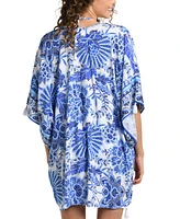 La Blanca Women's Beyond Printed Kimono Swim Cover-Up