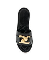 Aerosoles Women's Big Charm Buckle Sandals
