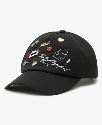 Karl Lagerfeld Paris Women's Charm Baseball Hat