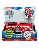 Paw Patrol, Marshall's Firetruck, Toy Truck with Collectible Action Figure, Minded Kids Toys for Boys Girls Ages 3 and Up - Multi