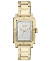 Dkny Women's City Rivet Three-Hand Gold-Tone Stainless Steel Watch 29mm - Gold