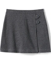 Lands' End Big Girls Plus School Uniform Knit Skort Above the Knee