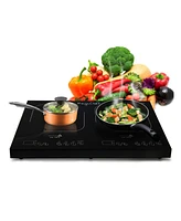 MegaChef 1800 Watts Dual Induction Cooktop