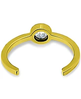 Giani Bernini Cubic Zirconia Bezel Polished Toe Ring, Created for Macy's