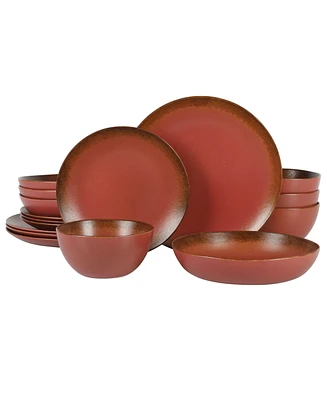 Bloomhouse Reactive Glaze 16-Pc Dinnerware Set, Service for 4