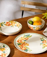 Bloomhouse Decorated 16 Pc Dinnerware Set, Service for 4