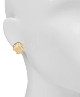 Patricia Nash Gold-Tone Seashore Shell Stud Earrings