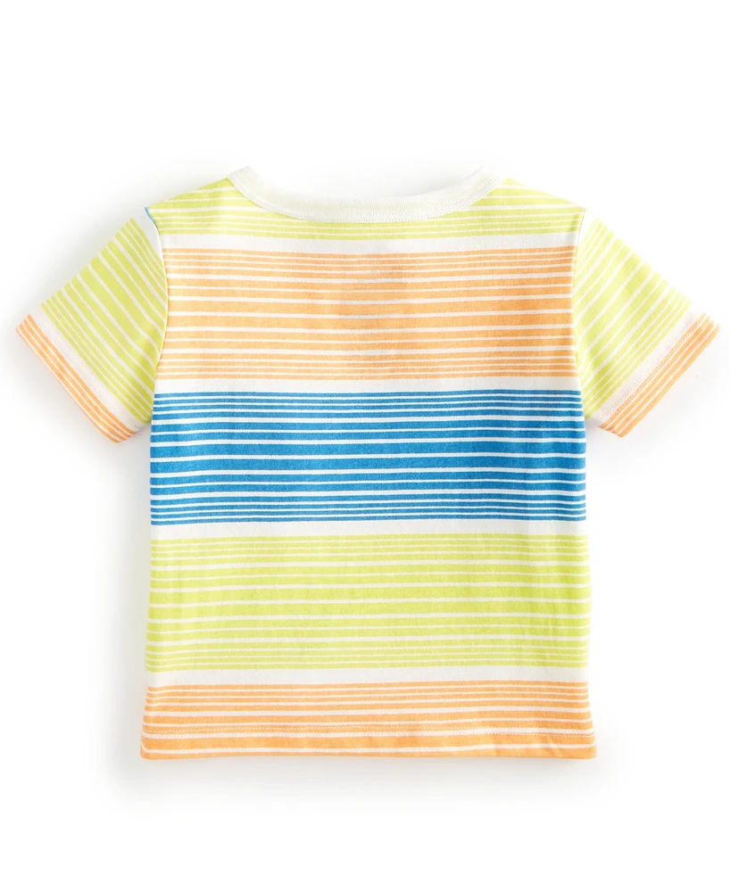 First Impressions Baby Boys Pacific Striped T-Shirt, Created for Macy's